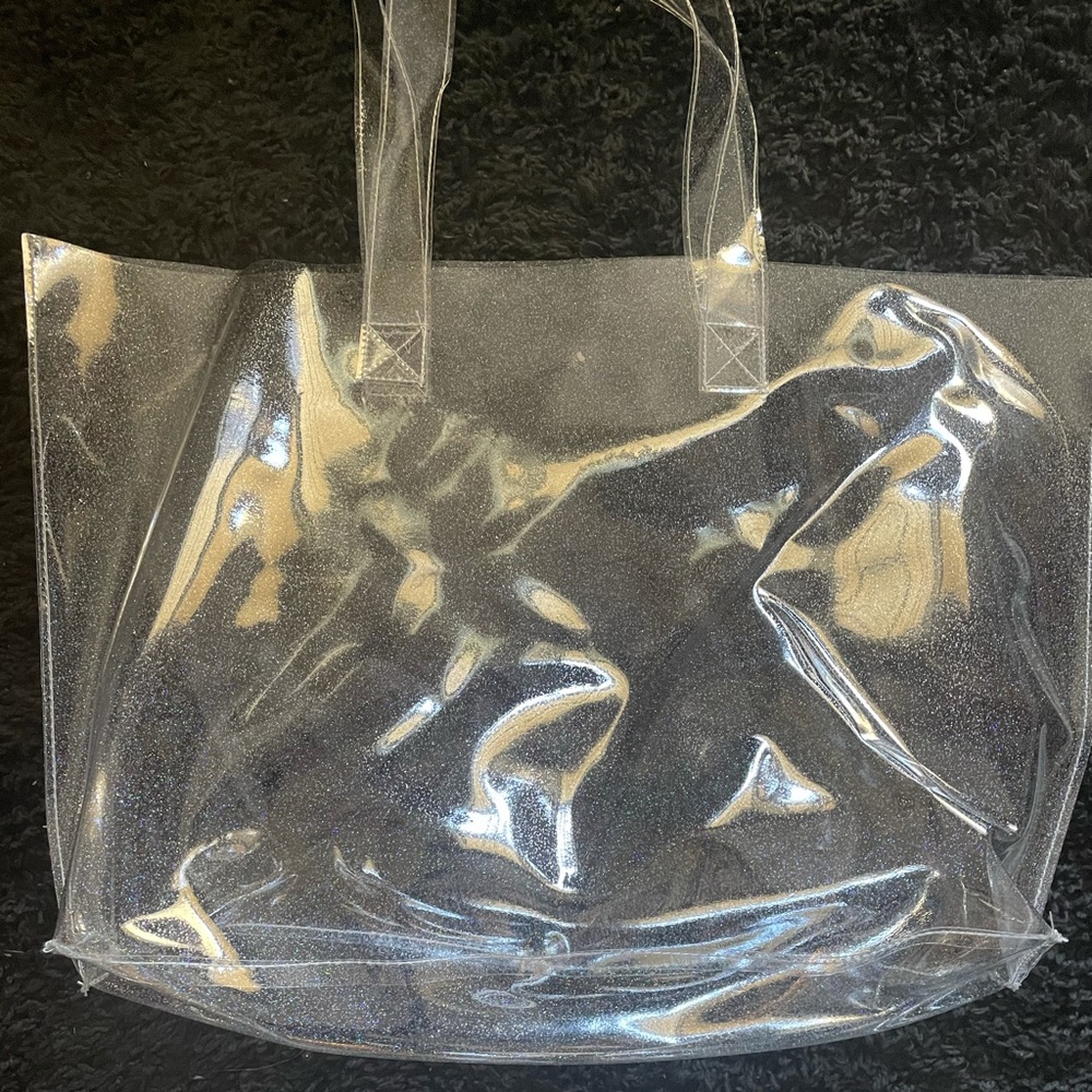 Sparkly Clear Beach Bag/Tote